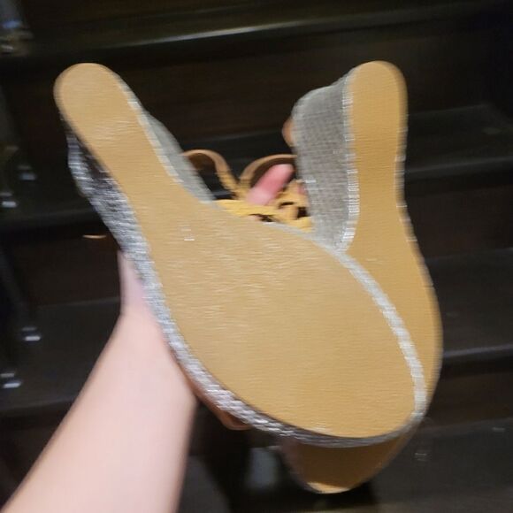 Brand new Japan summer leather heels platform shoes - Picture 5 of 6